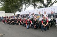 The all-star line-up of racers and iconic machines in the Norton: The Rotary Years parade lap sponsored by the Isle of Man Steam Packet Company (iomtt.com)