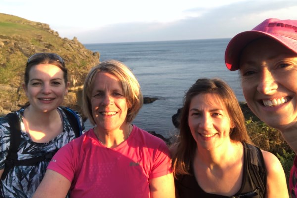 (L-r) Glesni Corney, Jane Howland, Maxine Lace & Helen Mason are four of the seven ladies taking on the 3 Peaks Challenge in aid of The Children's Centre
