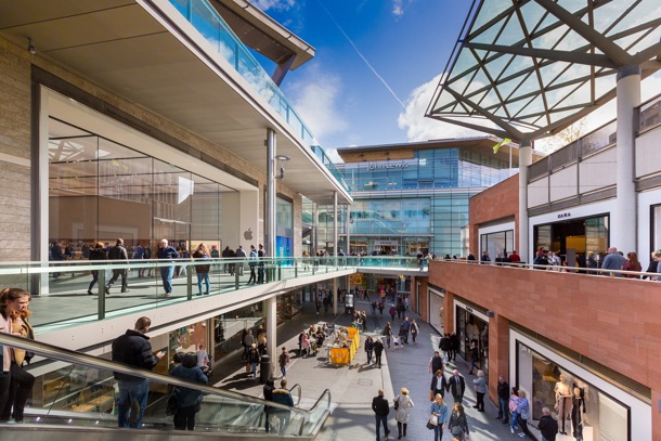 Busy shopping day at Liverpool ONE